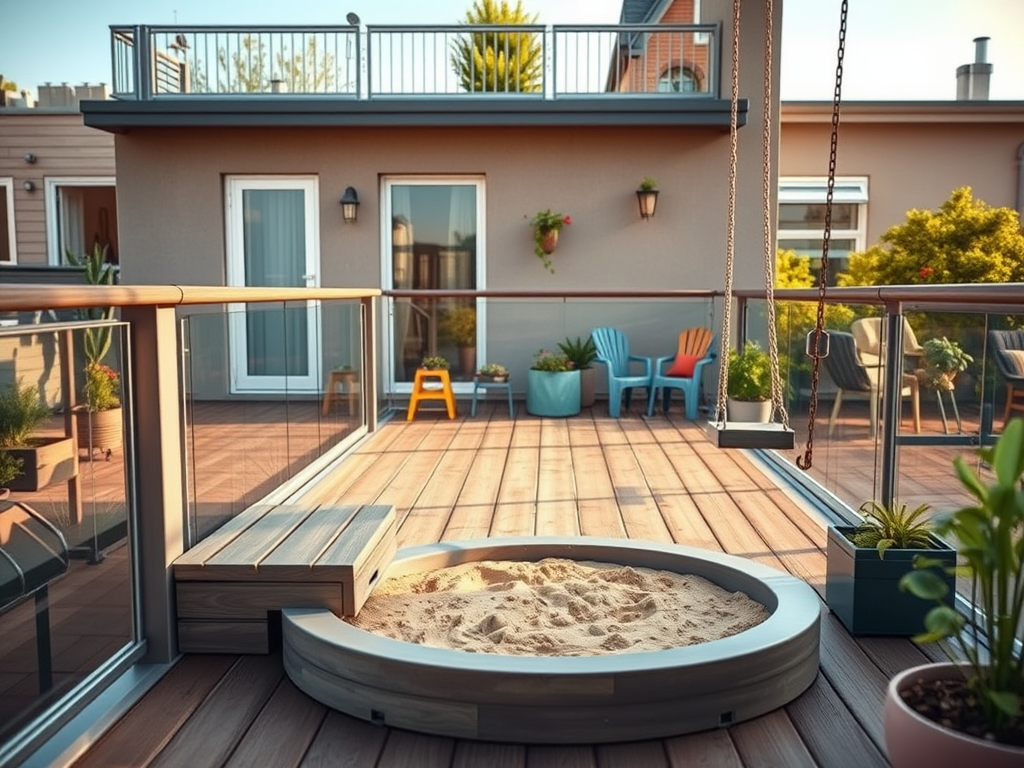 Barnevennlig terrasse: Trygge løsninger og kreative lekeområder